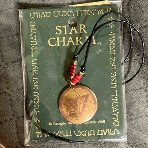 Star Charm Pendant: Talisman for Wisdom, Intuition & Understanding